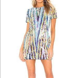 NWT* X by NBD Sydni Multi Sequin Dress sz Medium
